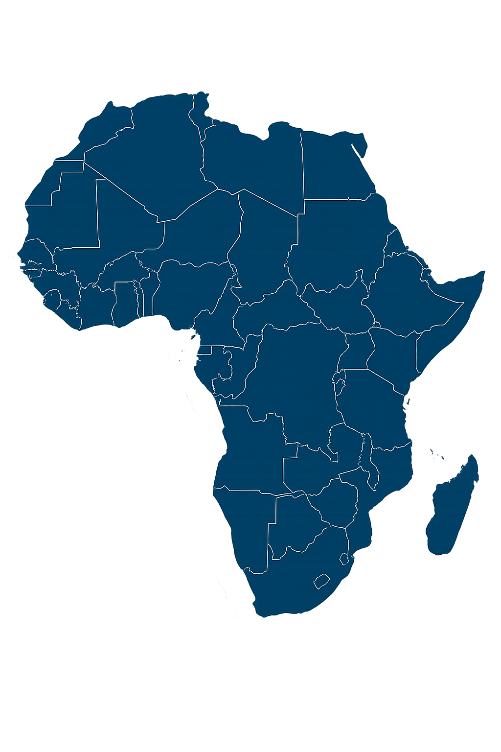 Carte logistique Afrique de l'Ouest